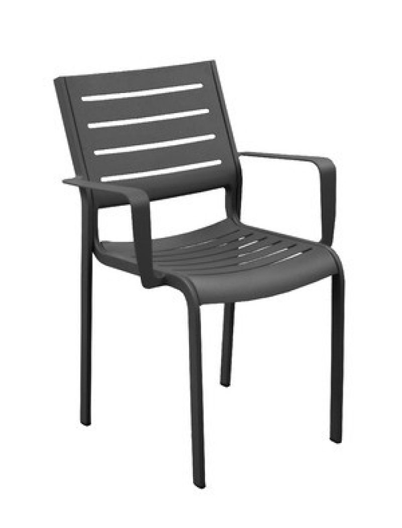 Proloisirs Fauteuil Belhara Gris Vendu(e)s par 2